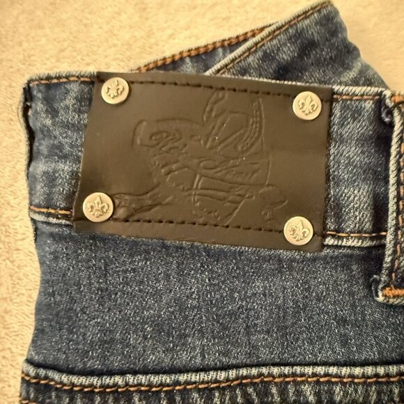 Wired Heart Little Girls Flare Bell Bottom Blue Jeans Size 5 NWT - Picture 5 of 8